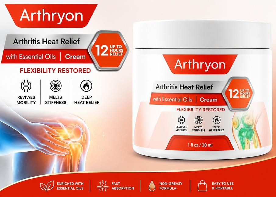 Arthryon Heat Relief Cream Bottle